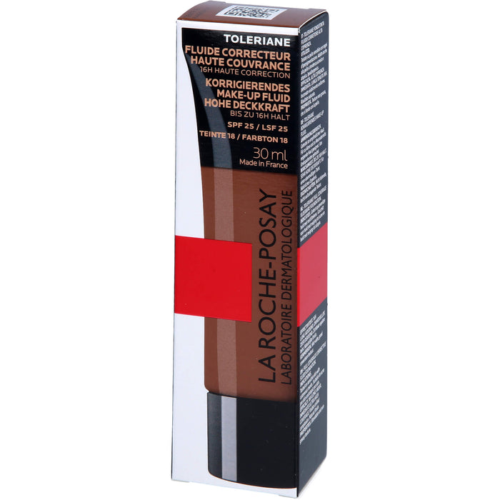 La Roche-Posay Toleriane korrigierendes Make-up Fluid Nr. 18 für empfindliche und unreine Haut, 30 ml Creme