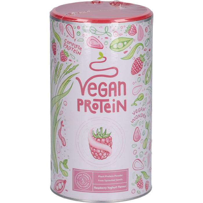 Vegan Protein Himbeer Joghurt bioverfügbar, 600 g PUL