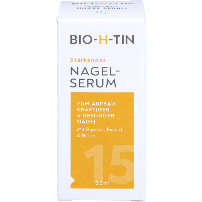 BIO-H-TIN stärkendes Nagelserum zum Aufbau kräftiger und gesunder Nägel, 3.3 ml Lösung