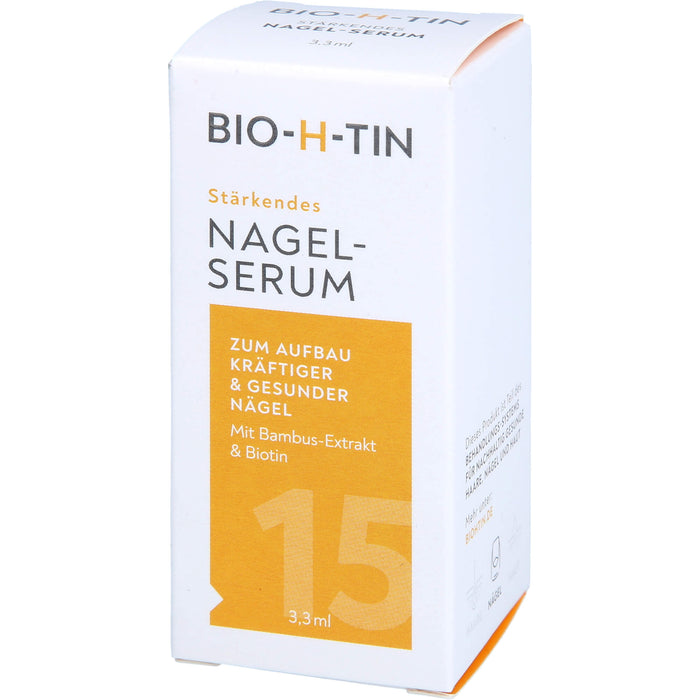 BIO-H-TIN stärkendes Nagelserum zum Aufbau kräftiger und gesunder Nägel, 3.3 ml Lösung