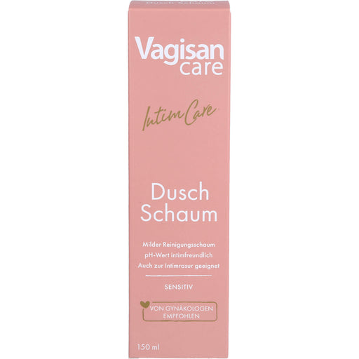 VagisanCare Dusch Schaum zur täglichen Reinigung und Pflege der Haut, 150 ml Lösung