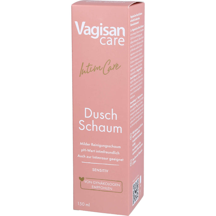 VagisanCare Dusch Schaum zur täglichen Reinigung und Pflege der Haut, 150 ml Lösung