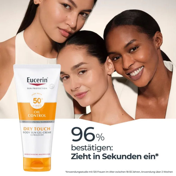 Eucerin Dry Touch Sun Gel-Creme ultraleicht LSF 50+, 200 ml Creme