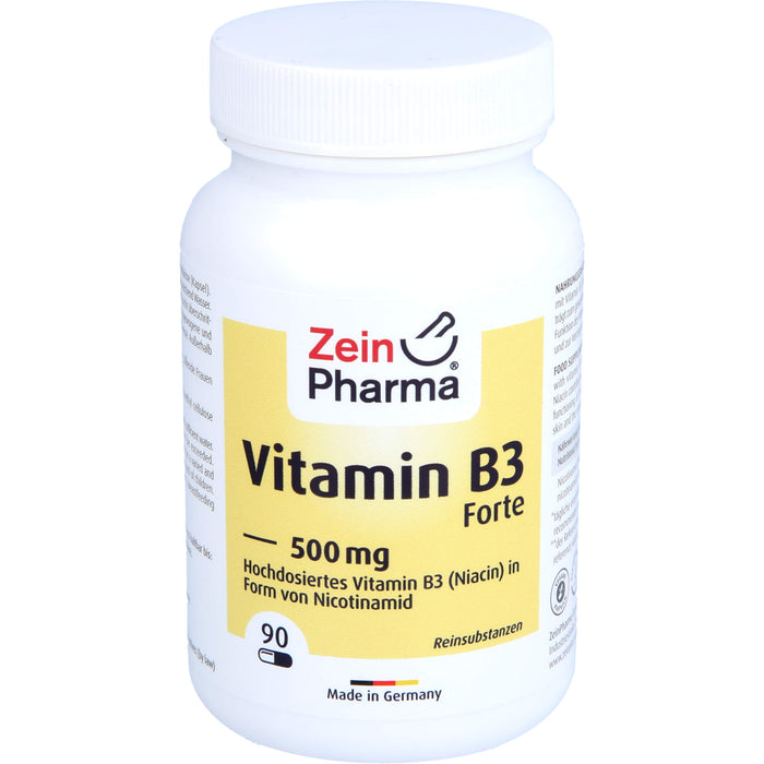 Vitamin B3 Forte (Niacin) 500 mg Kapseln, 90 St KAP