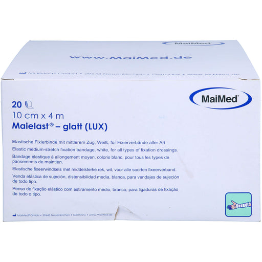 Maielast elastische Fixierbinden glatt 10 cm x 4 m, 20 St. Binde