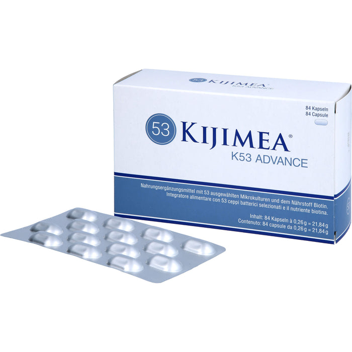 KIJIMEA K53 Advance Kapseln zur Erhaltung normaler Schleimhäute, 84 St. Kapseln