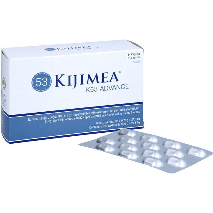 KIJIMEA K53 Advance Kapseln zur Erhaltung normaler Schleimhäute, 84 St. Kapseln