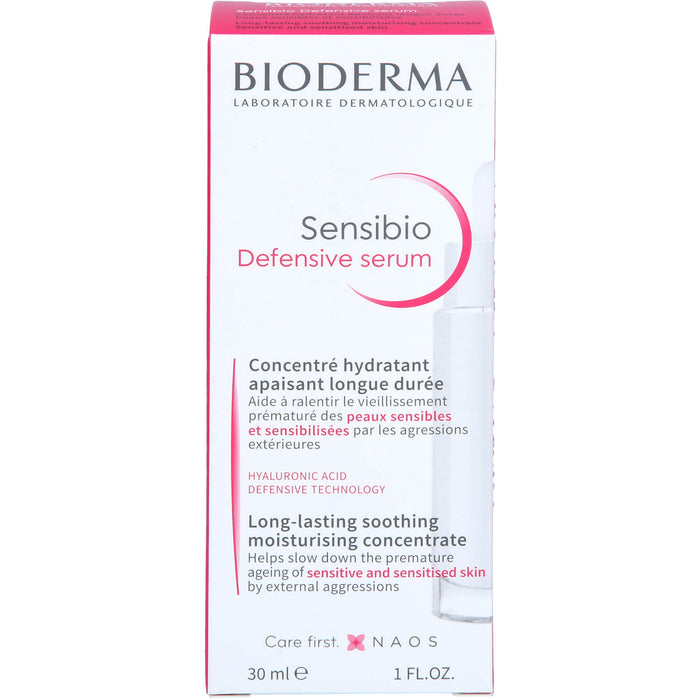 BIODERMA Sensibio Defensive Serum zur täglichen Pflege der Haut, 30 ml Lösung