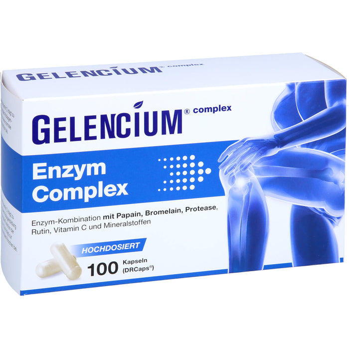 GELENCIUM Enzym Complex Kapseln hochdosiert mit Bromelain, 100 St. Kapseln