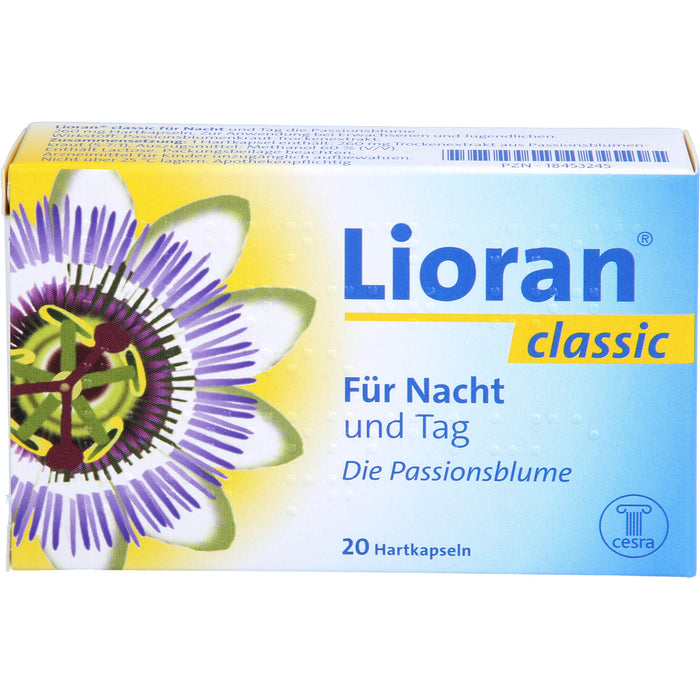 Lioran® classic für Nacht und Tag die Passionsblume, 260 mg Hartkapseln, 20 St HKP
