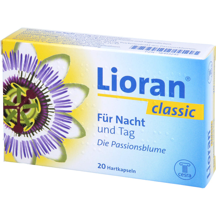 Lioran® classic für Nacht und Tag die Passionsblume, 260 mg Hartkapseln, 20 St HKP