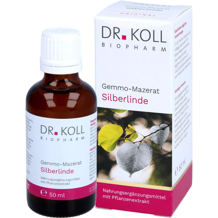 Gemmo-Mazerat Silberlinde Dr. Koll Tilia tomentosa, 50 ml TRO