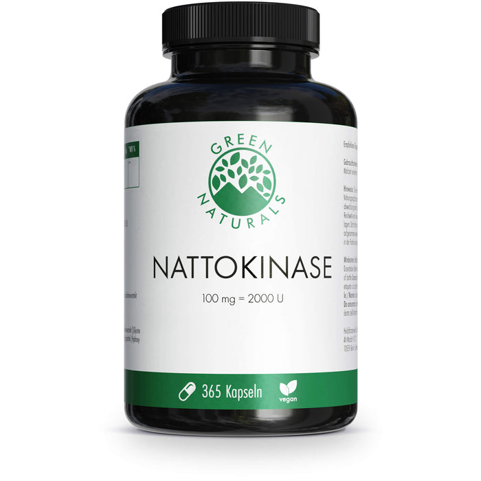 GREEN NATURALS Nattokinase 100 mg vegan, 365 St KAP