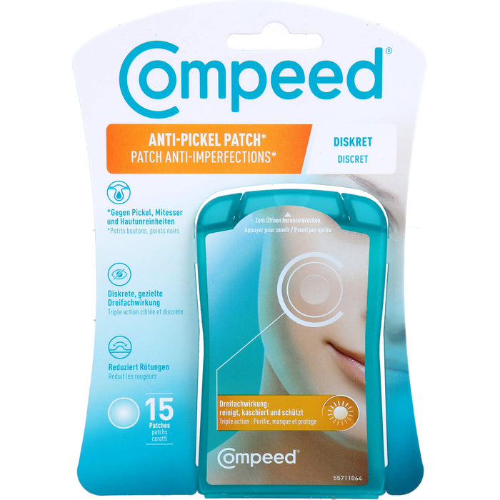 Compeed Anti-Pickel Patch Diskret, 15 St. Pflaster