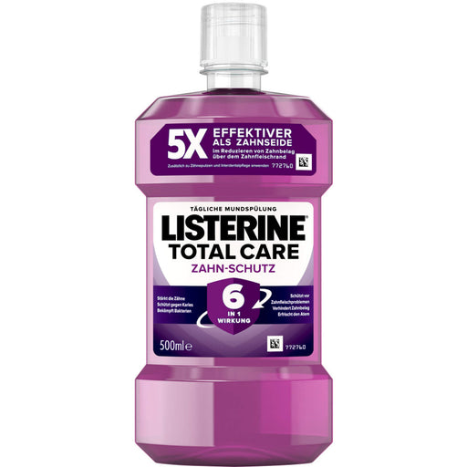 LISTERINE Mundspülung Total Care Zahn-Schutz für starke zähne, 500 ml Lösung
