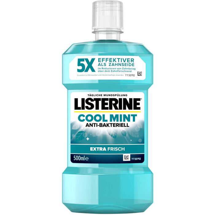LISTERINE Cool Mint Mundspülung anti-bakteriell, 500 ml Lösung