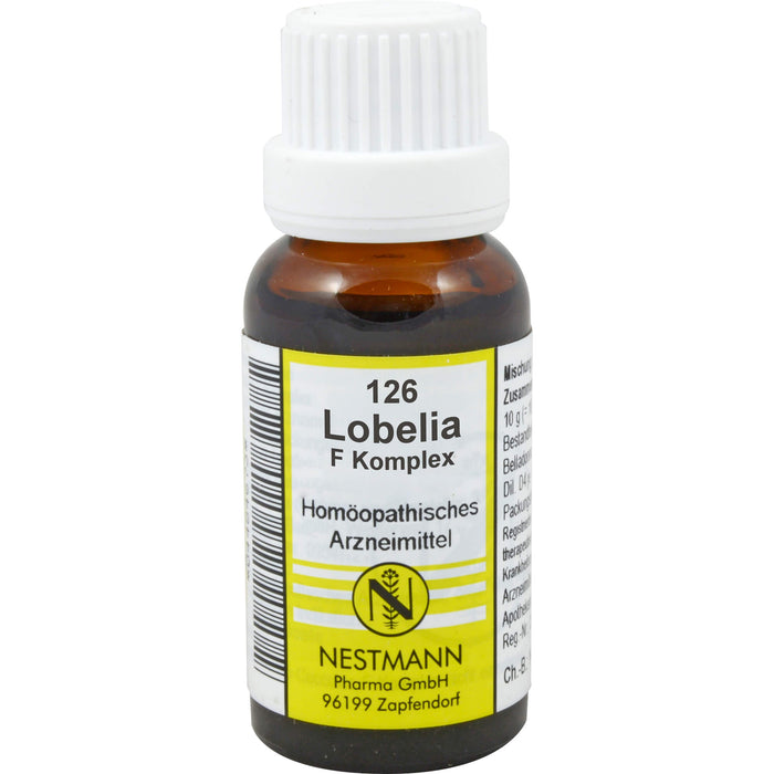 NESTMANN Lobelia F Komplex Nr. 126 Dilution, 20 ml Lösung