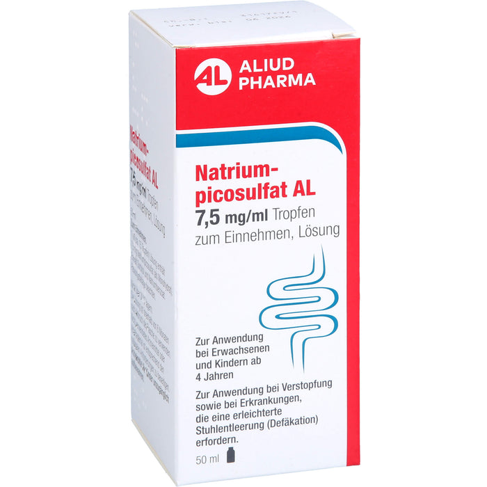 Natriumpicosulfat AL 7,5 mg / ml bei Verstopfung, 50 ml Lösung