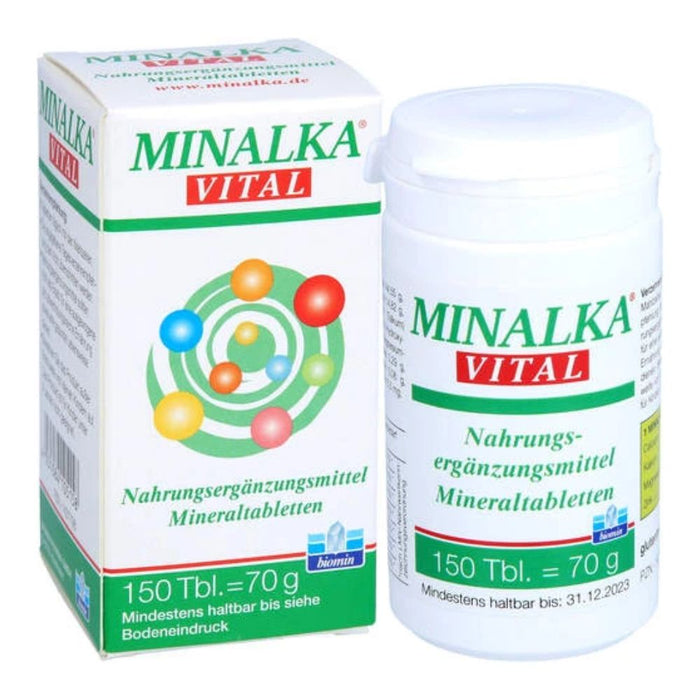 MINALKA vital Mineraltabletten, 150 St. Tabletten