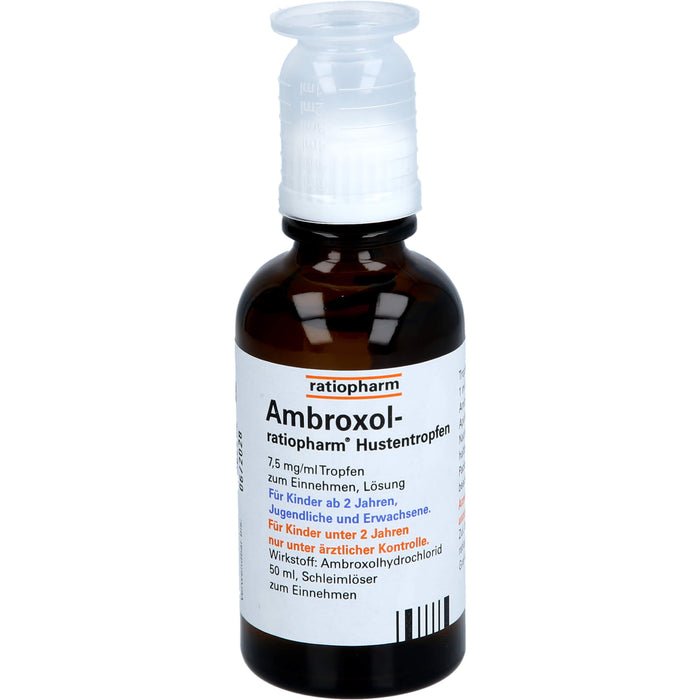 Ambroxol-ratiopharm Hustentropfen, 50 ml Lösung