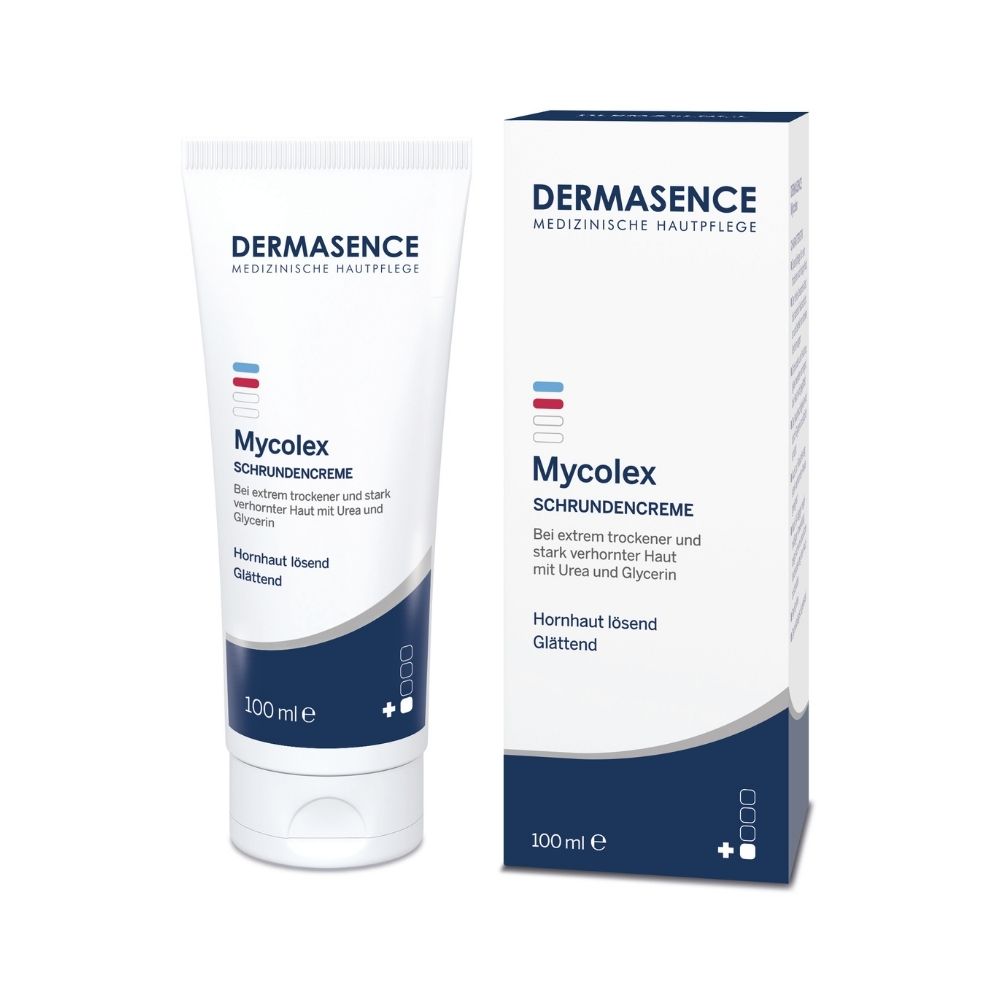 DERMASENCE Mycolex Schrundencreme Hornhaut lösend und glättend bei ext ...