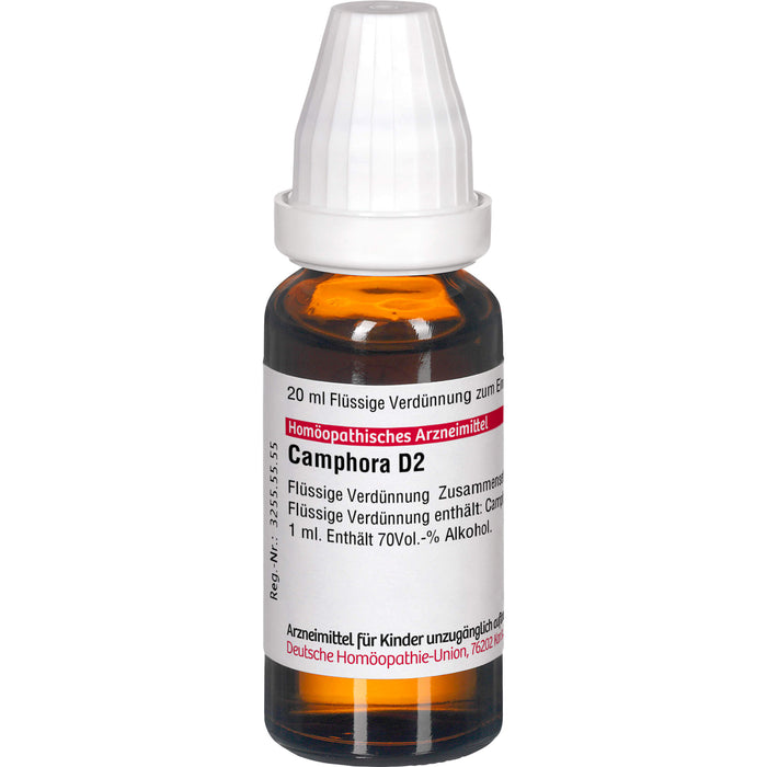 Camphora D2 DHU Dilution, 20 ml Lösung