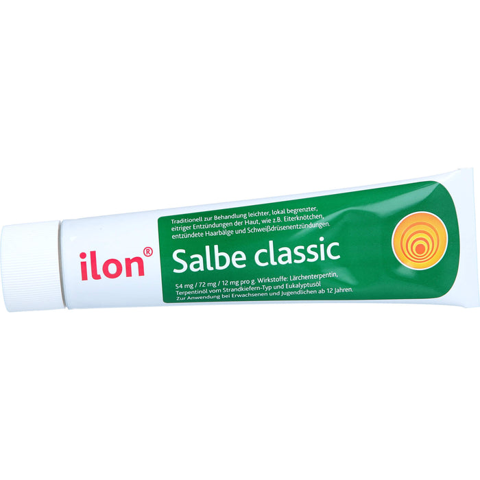 ilon Salbe classic bei leichten eitrigen Entzündungen der Haut, 100 g Salbe