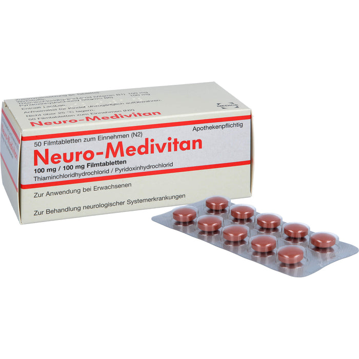 Neuro-Medivitan®, 100 mg/100 mg, Filmtabletten, 50 St FTA