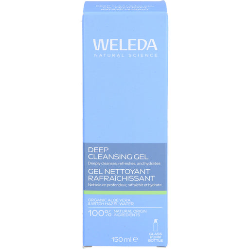 WELEDA Deep Cleansing Gel für normale bis Mischhaut, 150 ml Gel