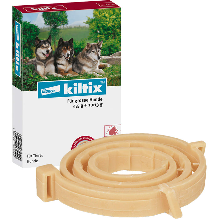 Kiltix Zecken- und Flohhalsband für große Hunde, 1 St. Halsband