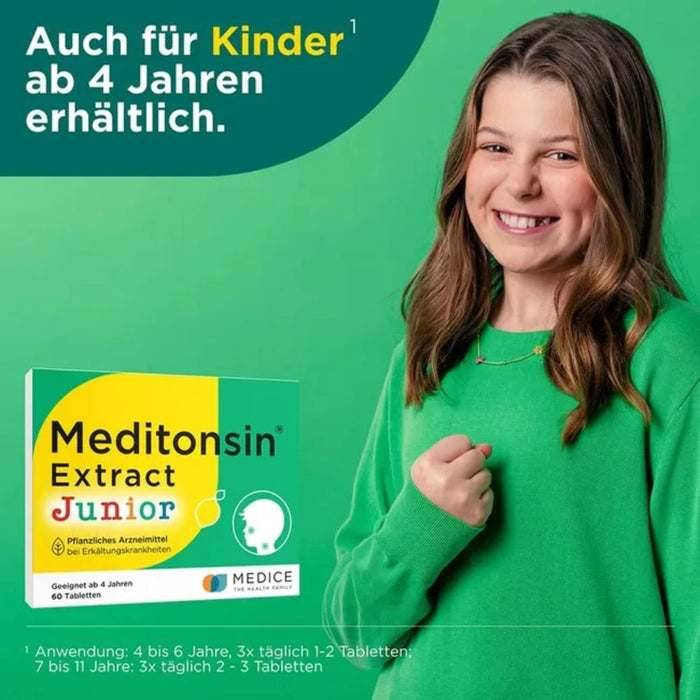 Meditonsin Extract Tabletten bei Erkältungskrankheiten, 20 St. Tabletten