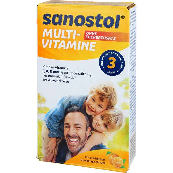 sanostol Multi-Vitamine ohne Zuckerzusatz Saft, 230 ml Lösung
