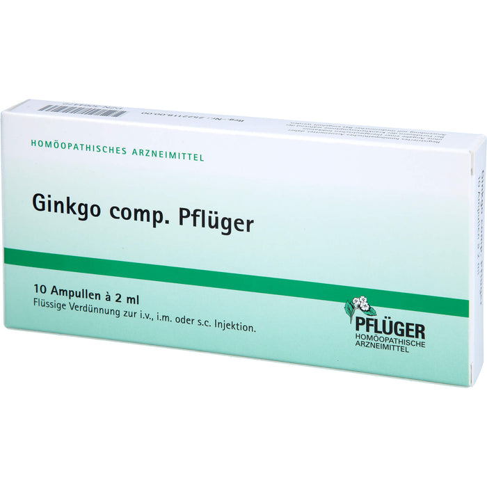 Pflüger Ginkgo comp. flüssige Verdünnung, 10 St. Ampullen