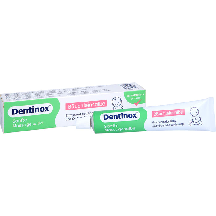 Dentinox Bäuchleinsalbe entspannt das Baby und fördert die Verdauung, 50 ml Creme
