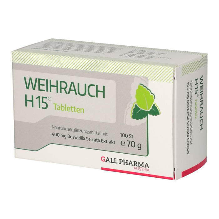 Bios Medical Services Weihrauch H 15 Tabletten, 100 St. Tabletten