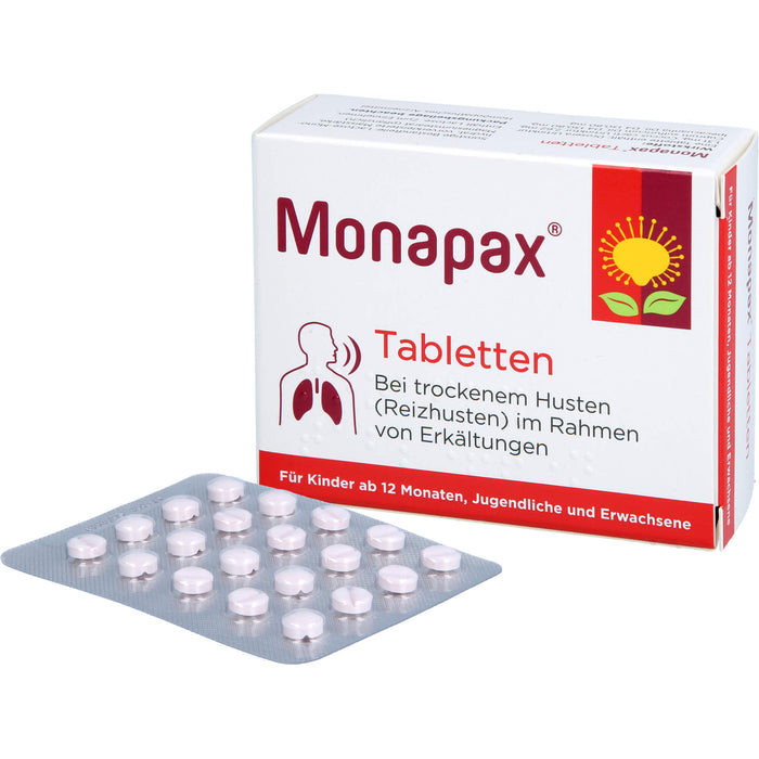 Monapax Tabletten bei trockenem Husten, 100 St. Tabletten