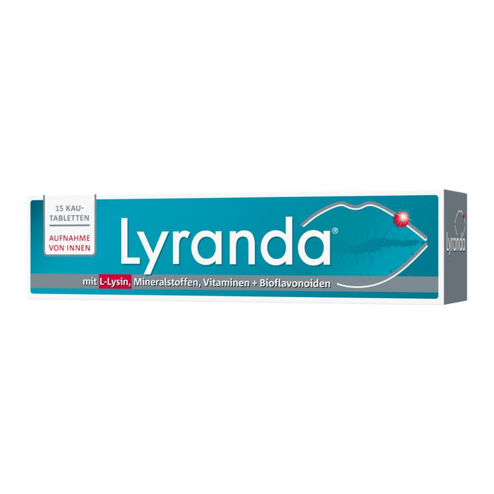 Lyranda Kautabletten bei Lippenherpes, 15 St. Tabletten