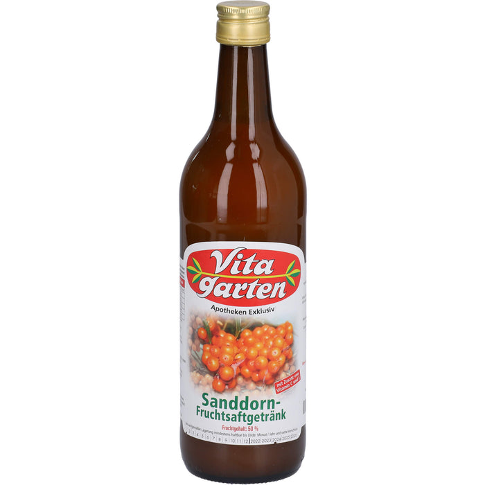Vitagarten Sanddorn Fruchtsaftgetränk, 750 ml Lösung