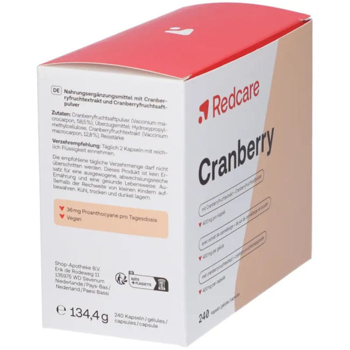 Redcare Cranberry Kapseln, 240 St. Kapseln