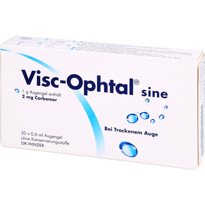 DR.WINZER Visc-Ophtal sine Augengel bei trockenem Auge, 30 St. Gel