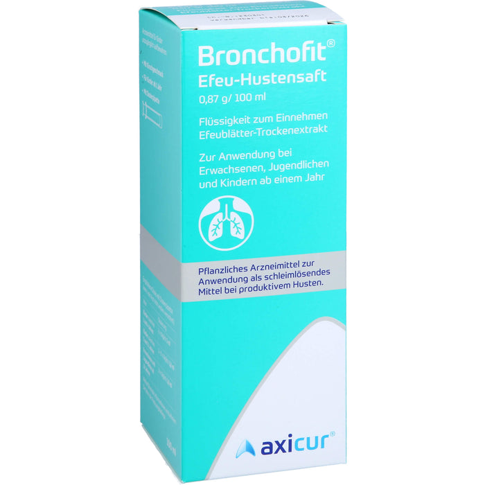 Bronchofit  Efeu-Hustensaft, 0,87 g/100 ml, Flüssigkeit zum Einnehmen, 100 ml Lösung