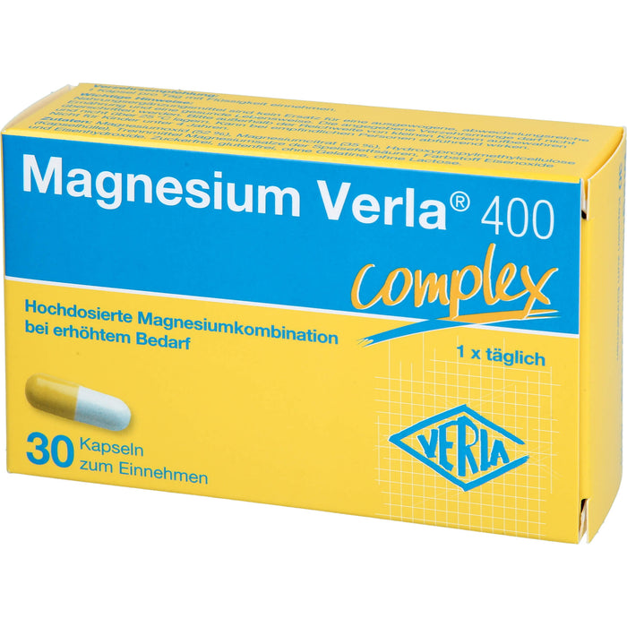 Magnesium Verla 400 Complex Kapseln, 30 St. Kapseln
