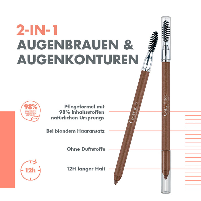Avène Couvrance Augenbraun Korrekturstift 01 hellbraun, 1 g Stift