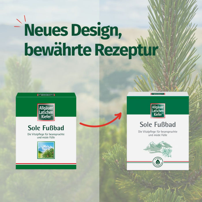 Allgäuer Latschenkiefer Sole Fußbad, 10 St. Beutel