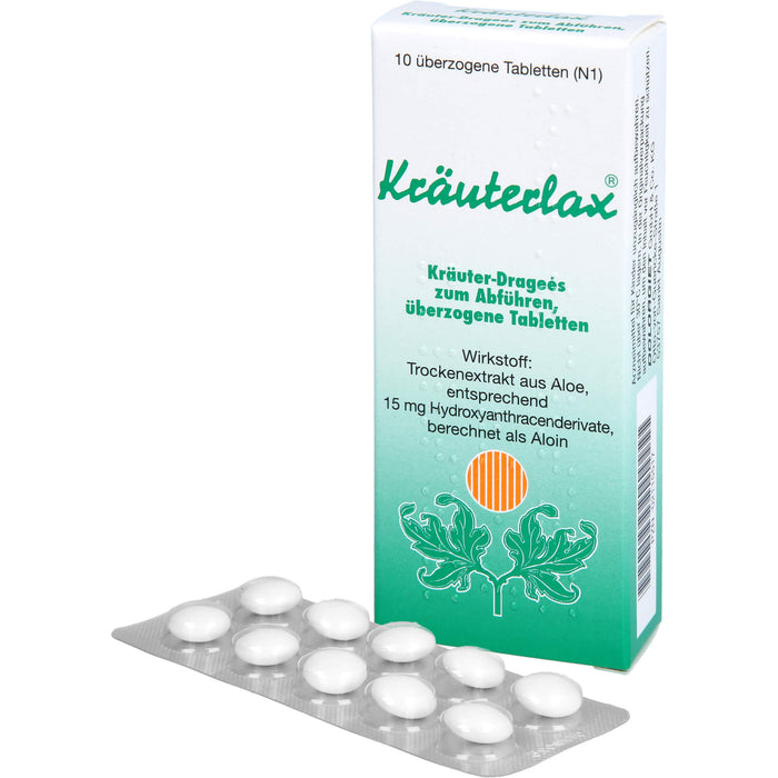 Kräuterlax Kräuter-Dragées zum Abführen, 10 St. Tabletten
