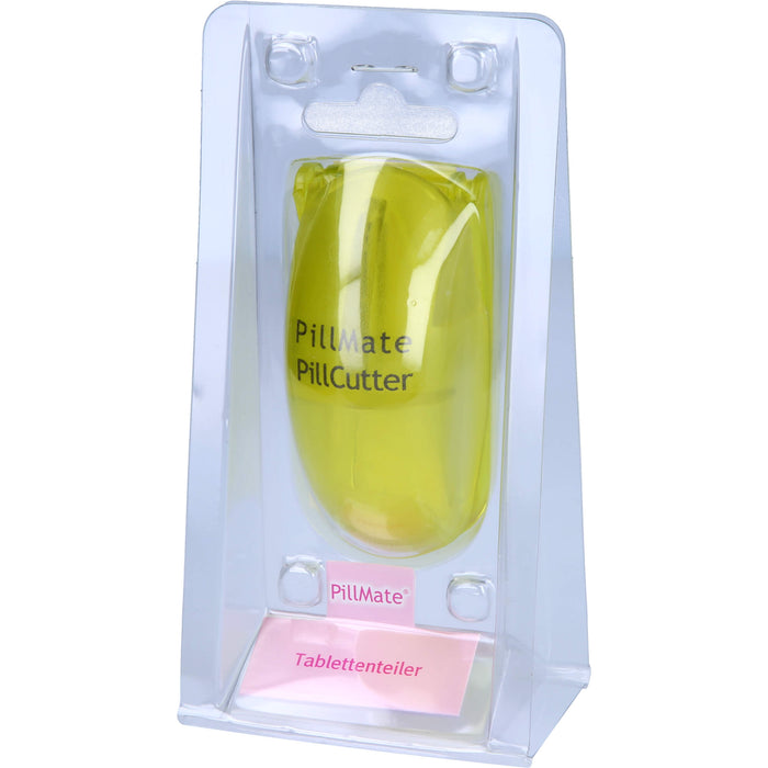 Tablettenteiler groß farbig transparent, 1 St