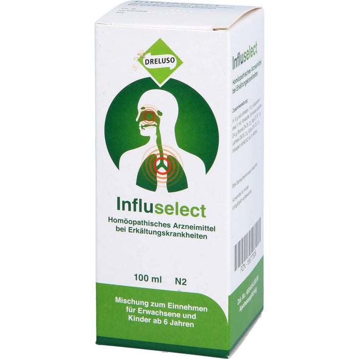 Influselect Mischung bei Erkältungskrankheiten, 100 ml Lösung