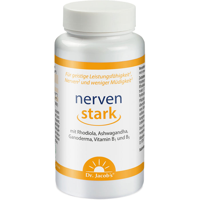Dr. Jacob's nervenstark Kapseln für Nerven, Psyche & weniger Müdigkeit, 100 St. Kapseln