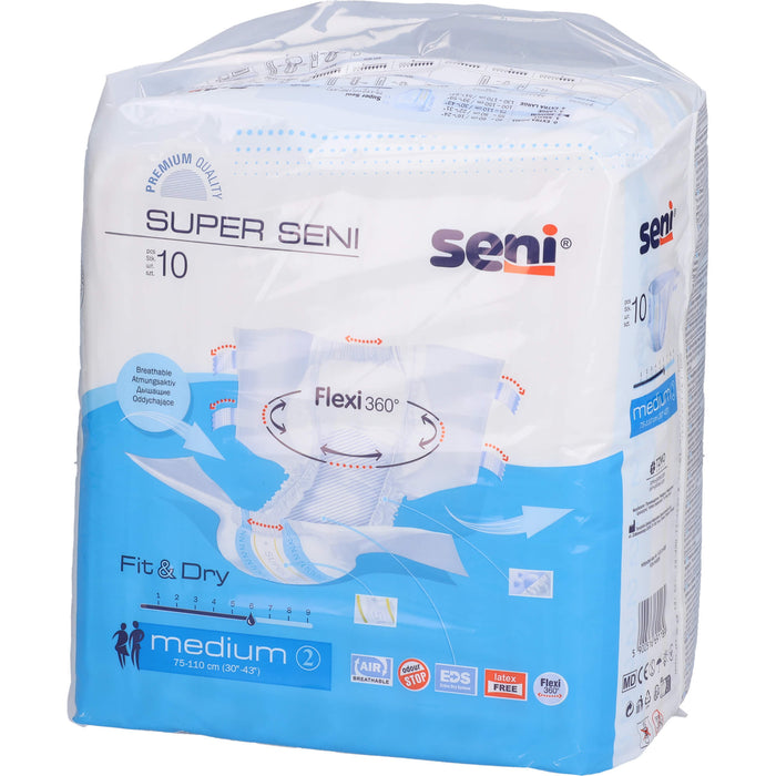 Seni Super Medium Windeln für Erwachsene, 10 St