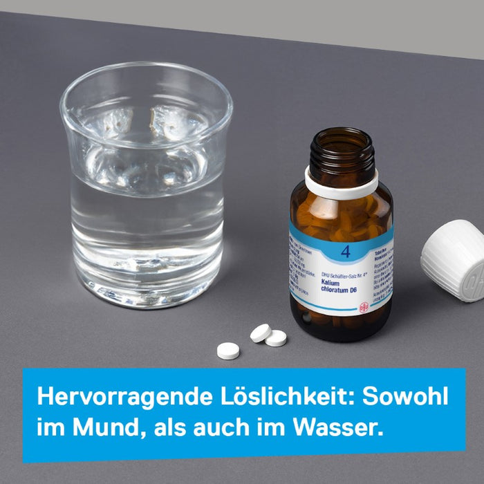 DHU Schüßler-Salz Nr. 4 Kalium chloratum D6, 420 St. Tabletten